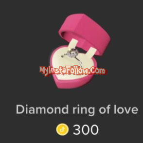Diamond ring of love Tiktok Gift